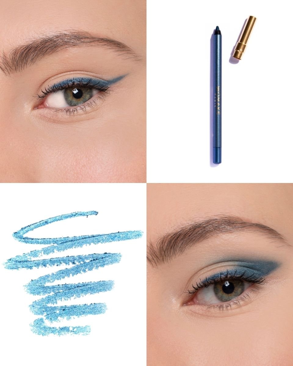 CRAYON BLEU IRISÉ