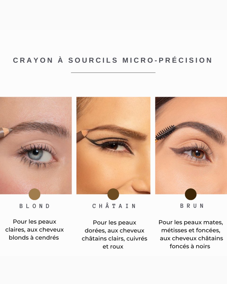 crayon sourcils brun 1 - Womake